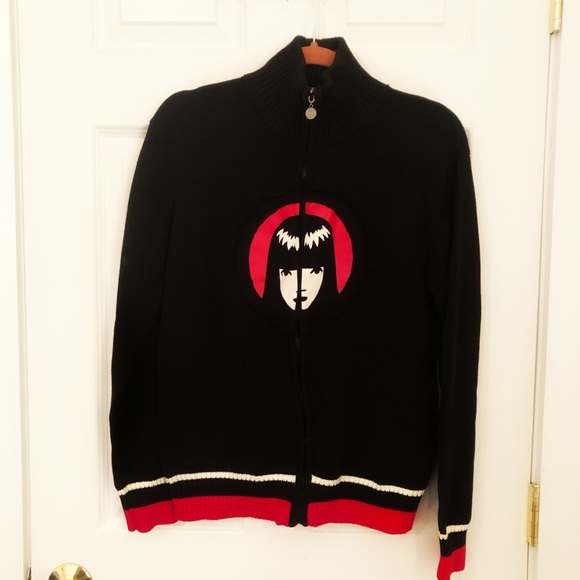 Hot Topic Sweaters - SOLD🖤VTG Emily The Strange Zip up Sweater